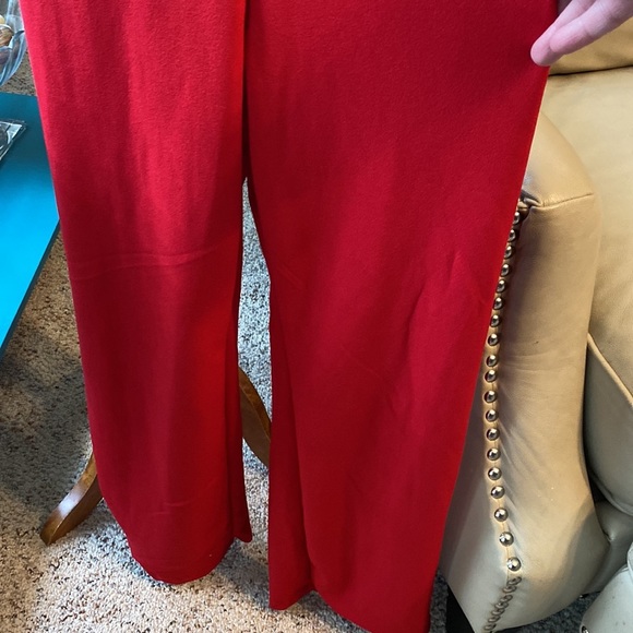 Red, pull on romper - Picture 2 of 7